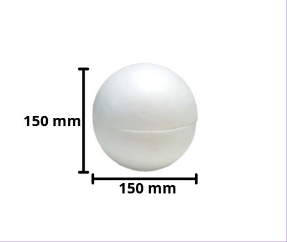 BOLA ISOPOR 150MM